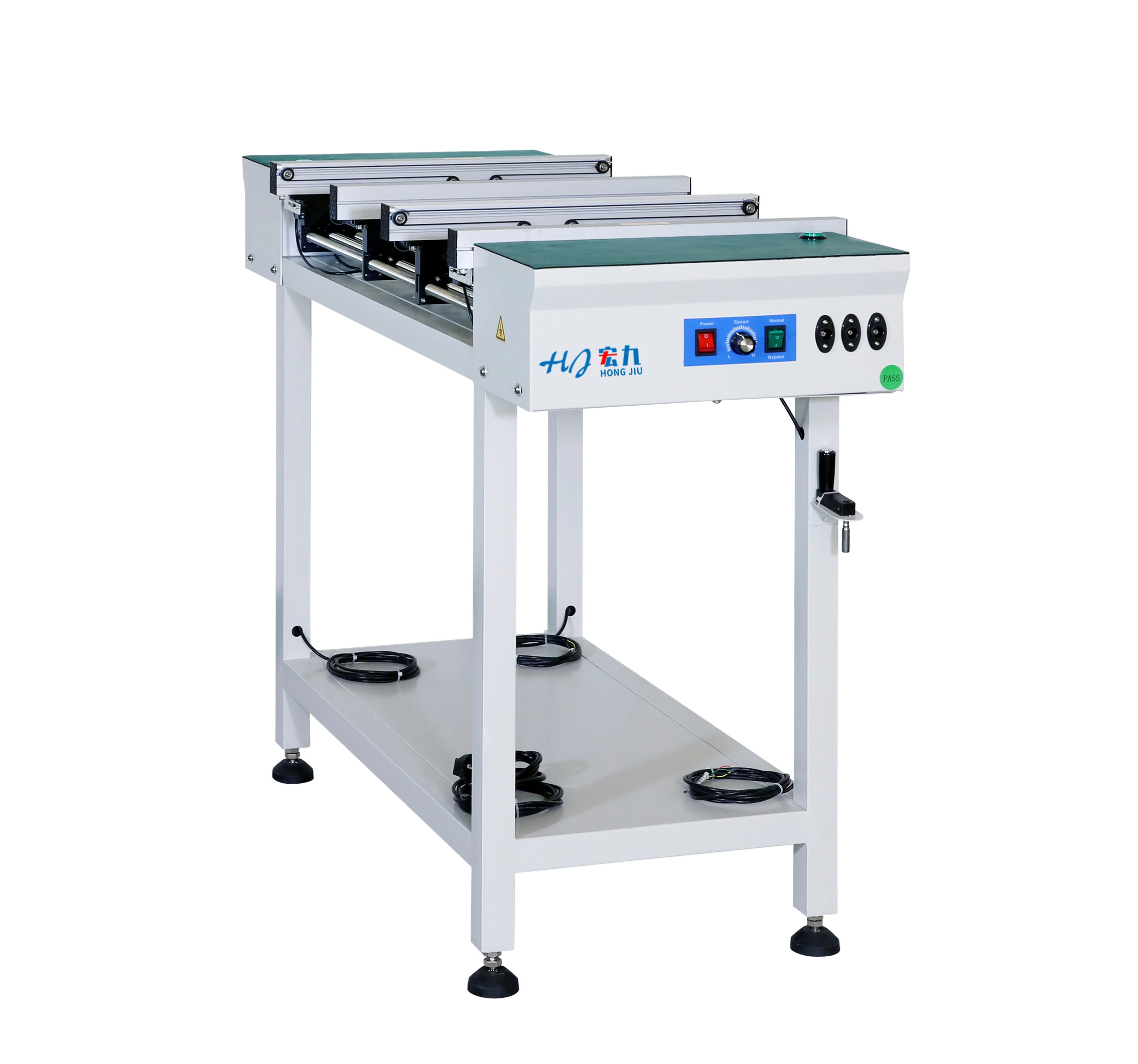 Alimentador de doble vía